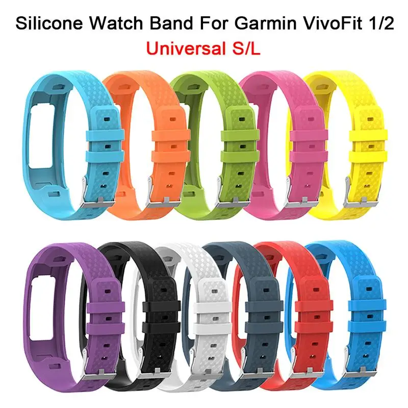 

Smart Watch Band Wrist Strap Comfortable Silicone Replacement For Garmin VivoFit 1 Generation 2 Generation Universal S/L