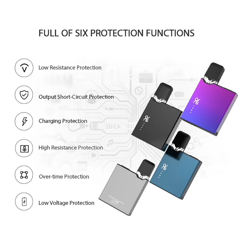 OVNS JC01 набор VS Pro Vape Pod испаритель 1 мл многоразовый картридж с 3 регулировкой