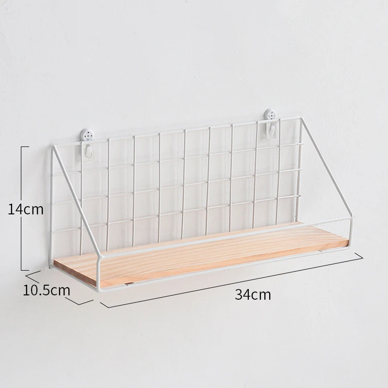 Настенные полки для хранения дома железные деревянные стеллажи подвесные ванной
