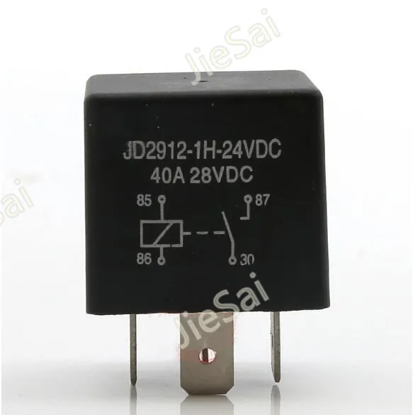 

High Quality Normally Open Car Relays 4 Pin 12v 24v 40A Auto Relay for Auto Replacement Parts
