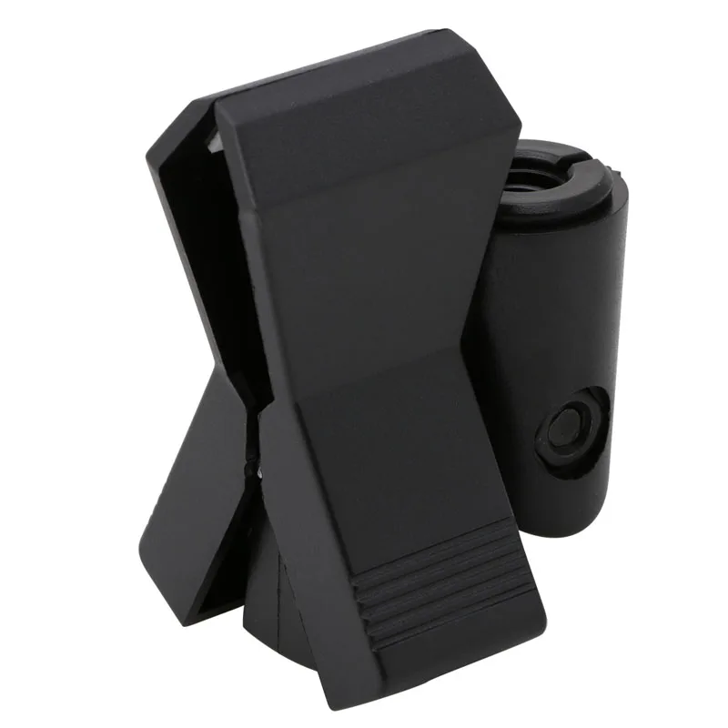 Черный гибкий универсальный держатель для микрофона с пружинным креплением