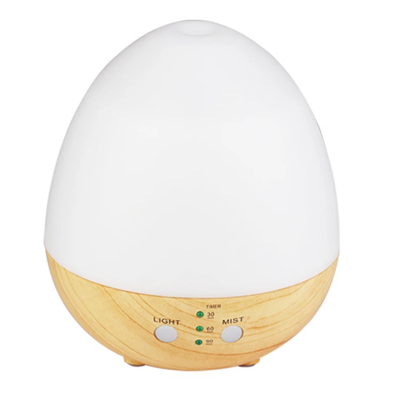 Electric Aroma diffuser wood Ultrasonic humidifier 230ml USB Essential