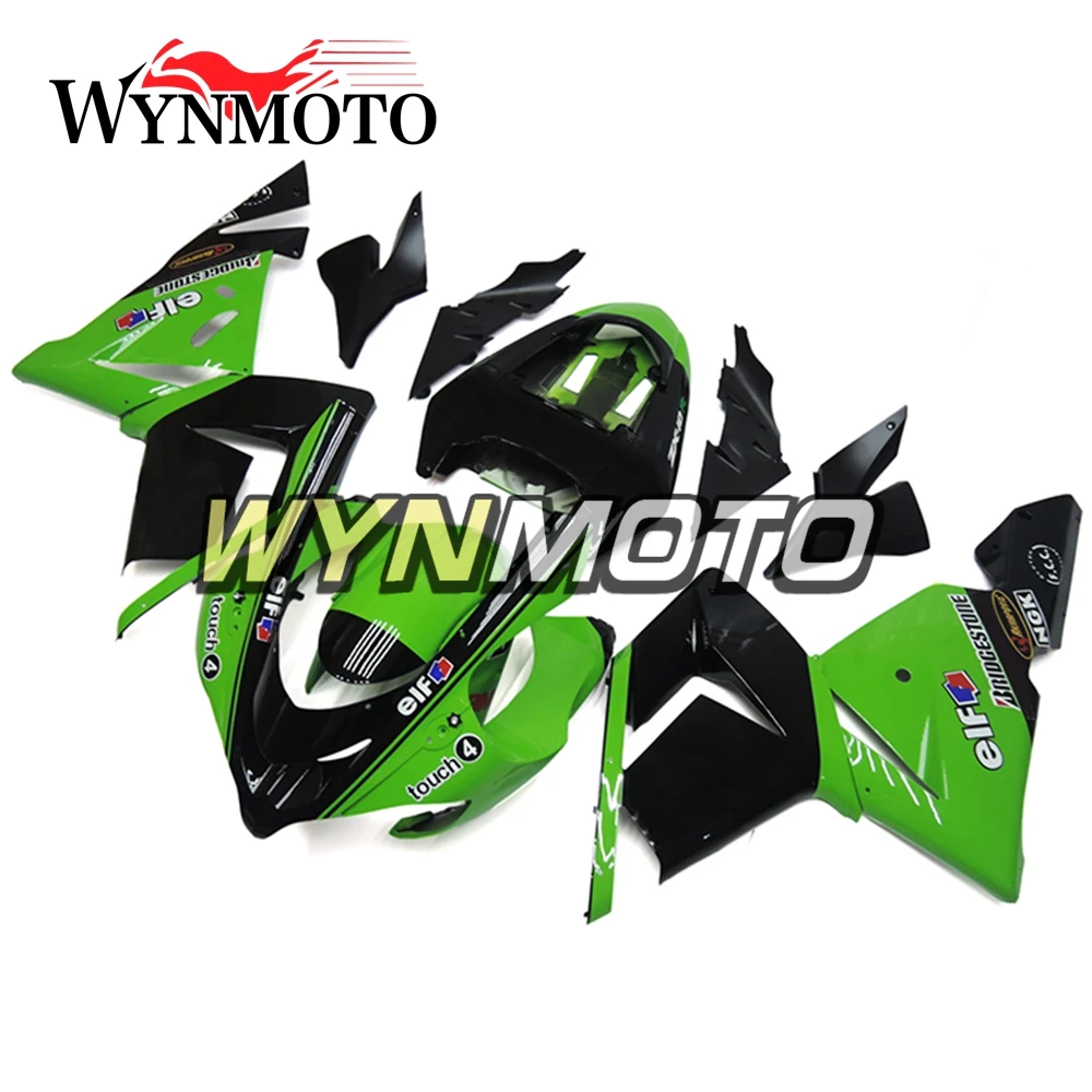 

Complete Fairings For Kawasaki ZX-10R ZX10R 2004-2005 04 05 Year Injection ABS Plastics Motorbike Panels Cowlings Green Black