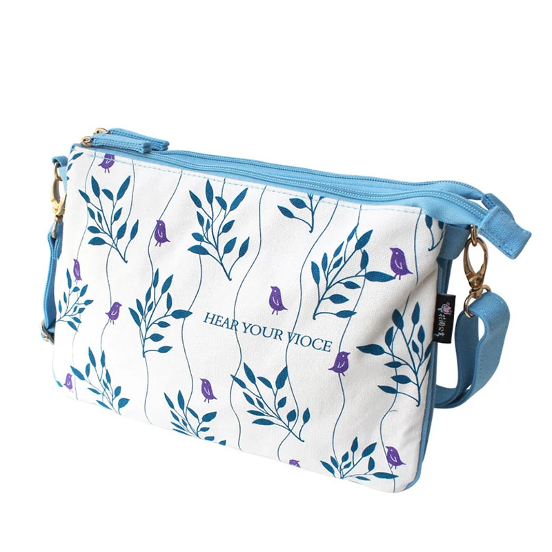 Брендовая женская тканевая сумка-мессенджер с цветочным принтом для принцесс; женские сумки через плечо; Bolsos Mujer; сумка через плечо для девочек-подростков; двойная сумка