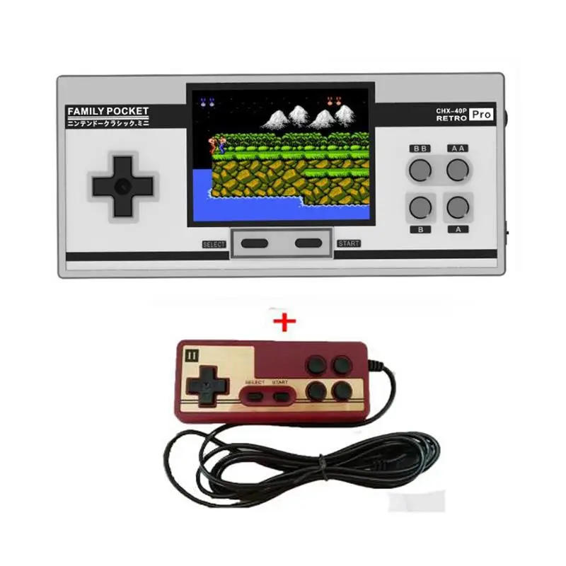Высокое качество Coolboy RS-88 ретро портативный мини ручной 3,0 дюймов ЖК-Игры Поддержка двух человек встроенные 348 классические игры - Цвет: Серебристый