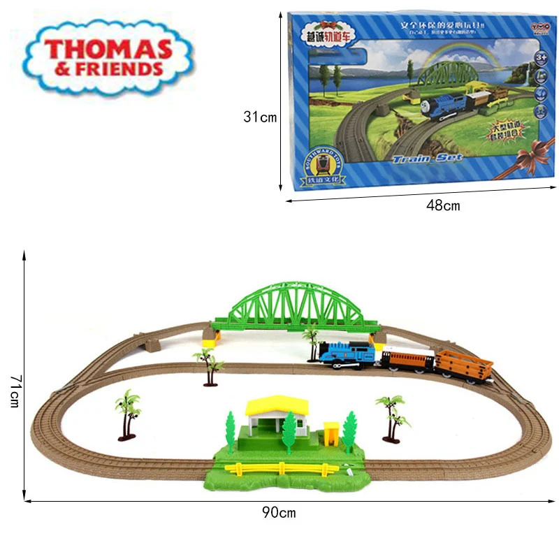 

Thomas and Friends Diecasts Toy Vehicles car Small train electric rail model set toy children's puzzle assembly birthday gift