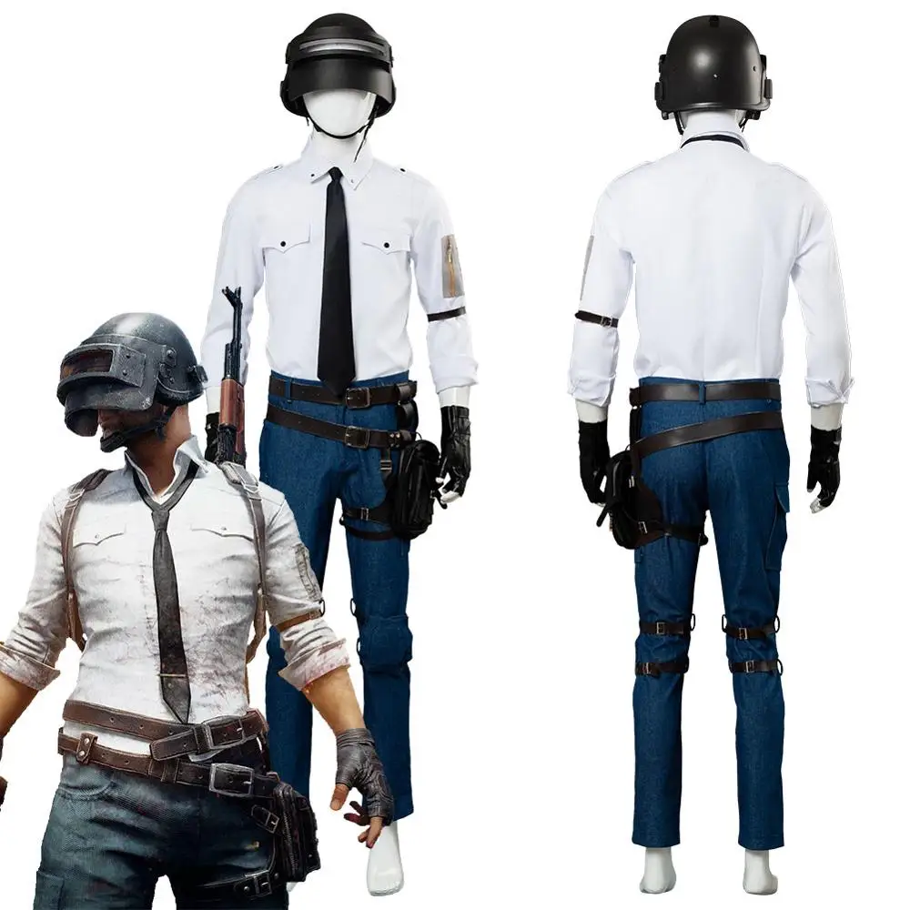  Video Game PUBG PLAYERUNKNOWN PLAYERUNKNOWN’S BATTLEGROUNDS Cosplay Costume Halloween Carnival Cost