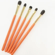 Professionale di Trucco Pennelli Blu Scoiattolo di Capra Dei Capelli Ombretto Blending Brush Maniglia Arancione pincel maquiagem Make Up Brush(China)