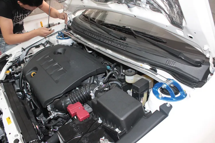 Амортизационная стойка для Toyota Corolla GEELY EC7 автомобильные аксессуары стабилизатор со сплава бар автомобильный Стайлинг вспомогательный бак Натяжной стержень