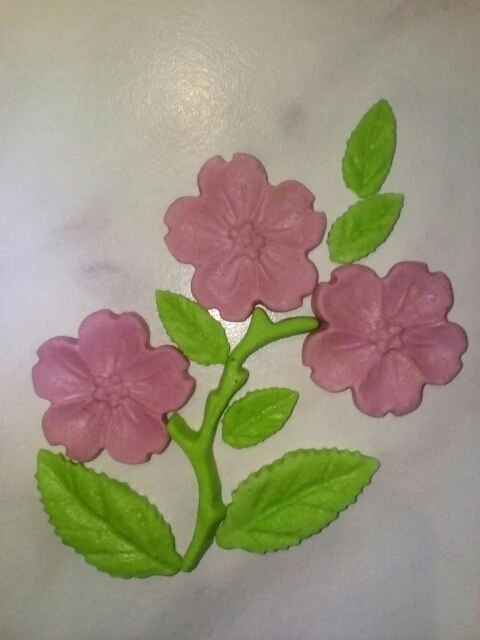 3D Food-grade Silicone Mold Peach Blossom Shapes Cake Chocolate Candy Jello Silicone Decorating Moulds Tools