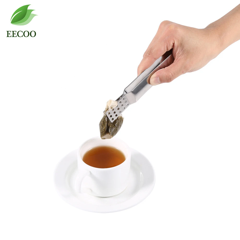 Buy Reusable Stainless Steel Tea Bag Clip Teabag