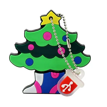 

Colorful Christmas tree USB 2.0 portable flash drive 4GB 8GB 16GB 32GB 64GB creative Pendrive thumb 2.0 memory stick