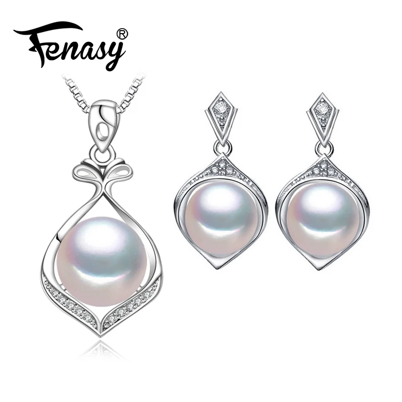 FENASY Pearl Jewelry,Pearl Pendant Necklace Freshwater ethnic earrings,party jewelry,bridal jewelry sets,stud earrings for women FENASY Pearl Jewelry,Pearl Pendant Necklace Freshwater ethnic earrings,party jewelry,bridal jewelry sets,stud earrings for women