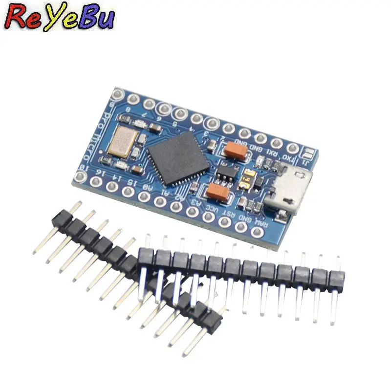 5V 16 МГц заменить ATmega328 Pro Micro ATmega32U4 для arduino Pro Mini с 2 Row штыревые для Leonardo Mini Usb Интерфейс