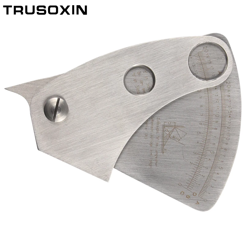 

Welding tools Stainless Steel Sector Gauge Weld Gauge Welding Inspection Inch Measuring Gauges for Measurement Tool