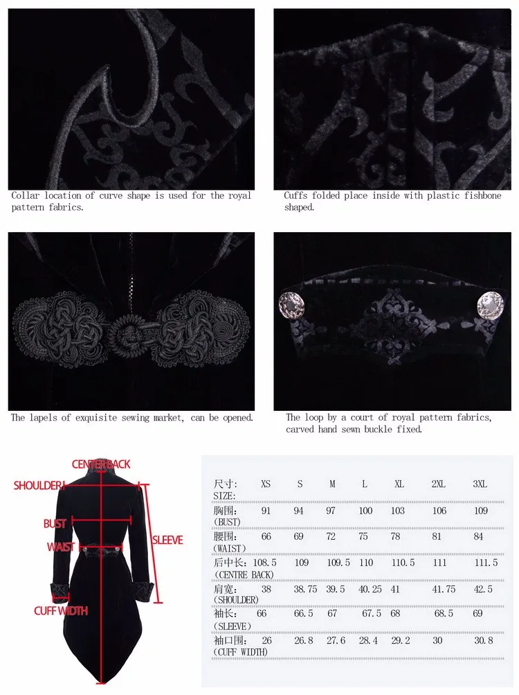 CT02001 size chart