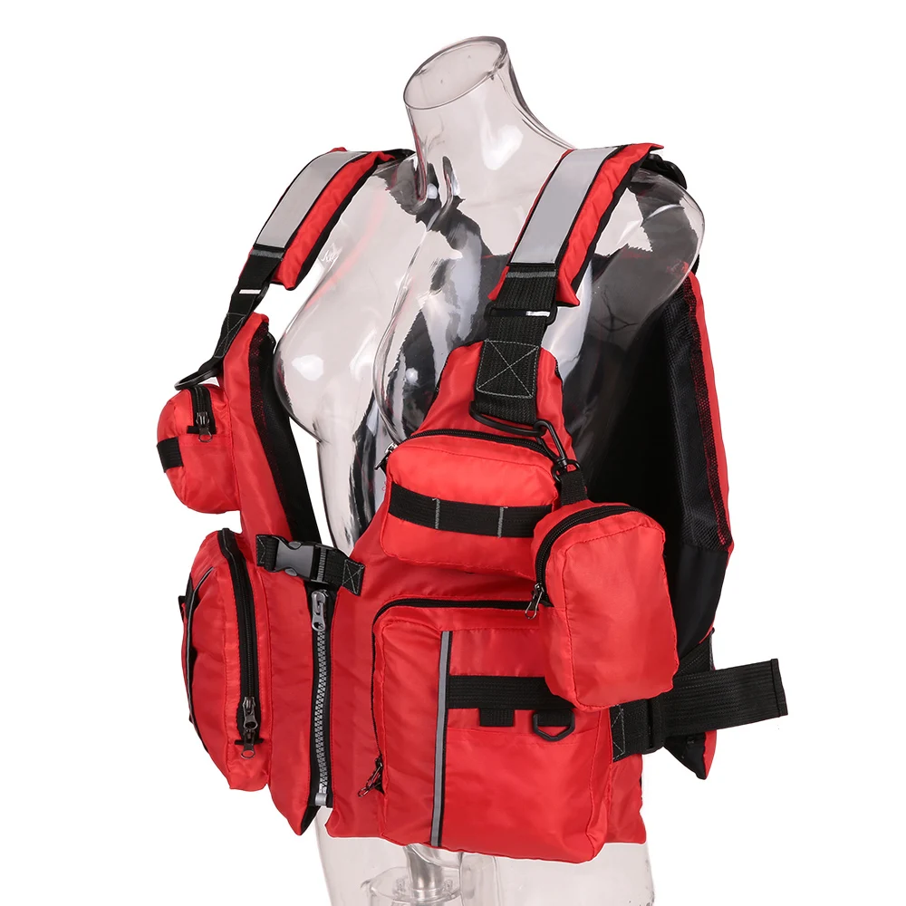 Buy Lixada Adjustable Adult Fishing Life Jacket Vest