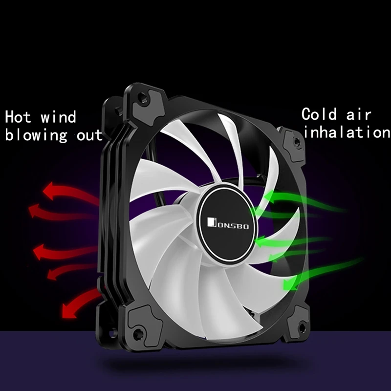 Jonsbo Fr 502 вентилятор для ПК корпус процессора Вентилятор Кулер 12 см Rgb Aura