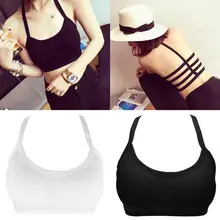 2019 Sexy Lace Bra Tops Women Bustier Bra Floral Back Cut Out Strappy Padded Bra Bralet Vest Crop Top 2019 Sexy Lace Bra Tops Women Bustier Bra Floral Back Cut Out Strappy Padded Bra Bralet Vest Crop Top