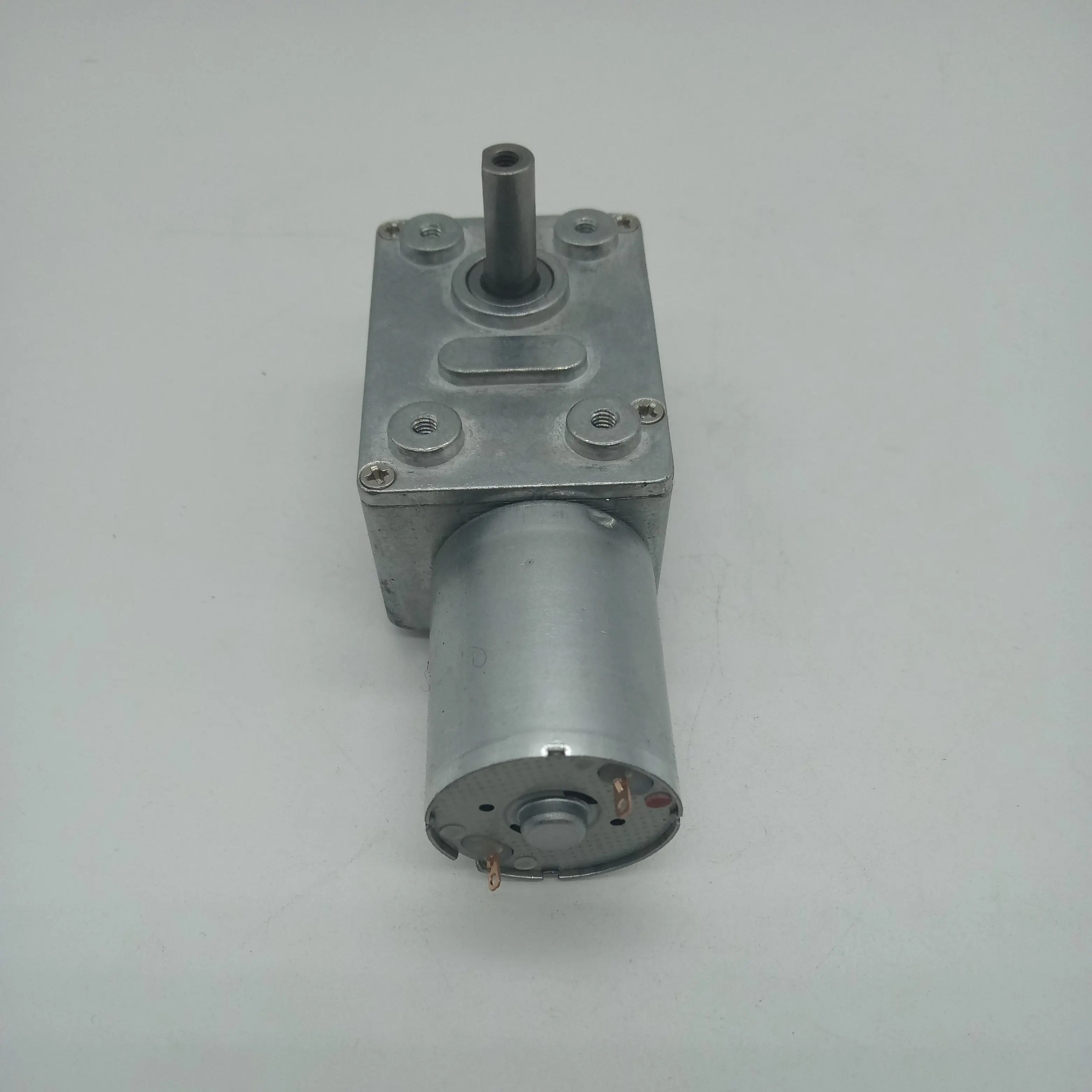 

JGY-370 Max 25kg.cm High Torque 2-210rpm Low Speed 6v 24v 12v dc Motor Electric Motor Worm Gear Motor with Square Gearbox