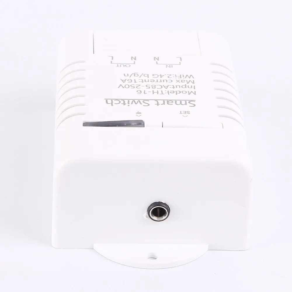 AC 85 V-250 V 16A беспроводной wifi Интеллектуальный переключатель управления AM2301 Температура Влажность монитор IoT для iPhone Android смартфон