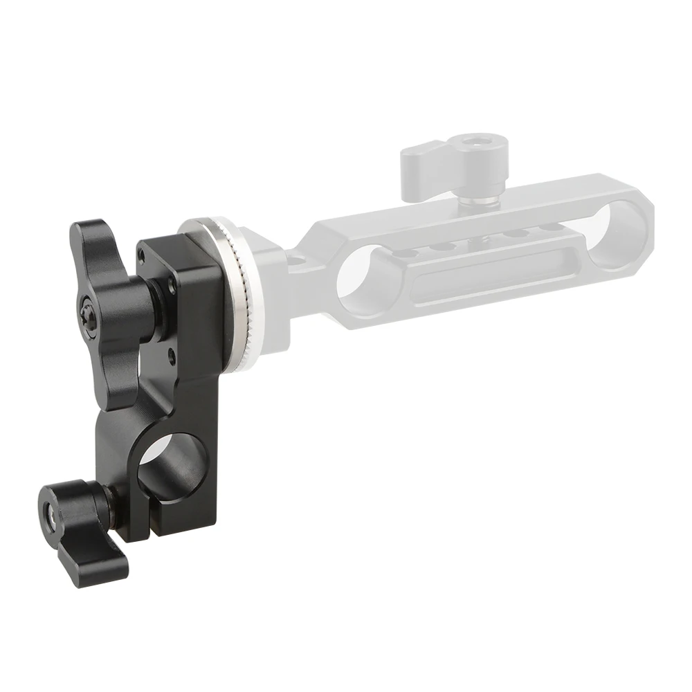 CAMVATE 15 мм стержневой зажим с креплением ARRI Rosette (черный винт) C1706|15mm rod clamp|rod clamp15mm |