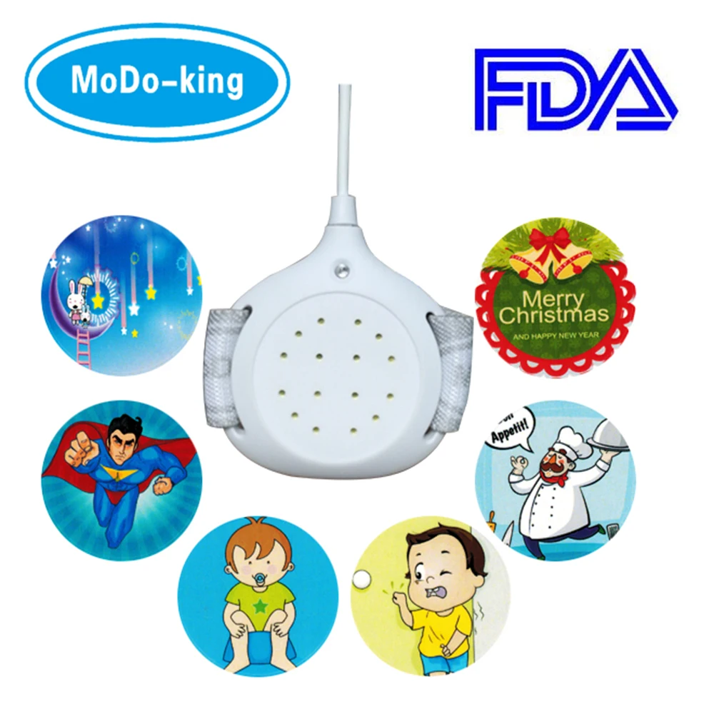 MoDo-king MA108 будильник для страдающих ночным недержанием мочи детей Лучший влажный напоминание для мальчиков девочек взрослых медицинские принадлежности сигнал для энуреза Рождественский подарок