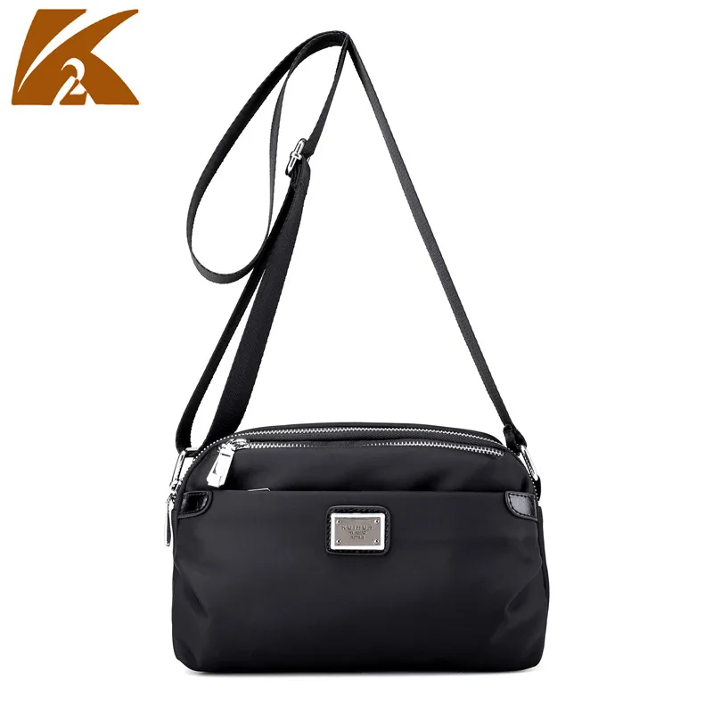 Kvky новый женский сумка сумки Сообщение Сумки Для женщин Feminina Твердые Нейлон