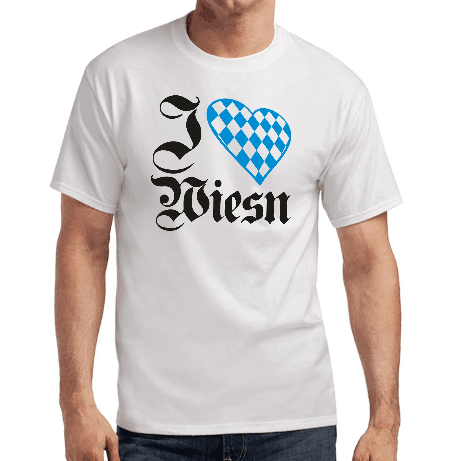 

I Love Wiesn | Oktoberfest | Munchen | Bayern | Wiesn | S-3XL T-Shirt Summer Style T Shirt Adults Casual Tee Shirt