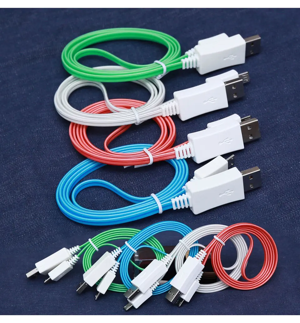 LED Light Luminous Phone Charger Charging Data Transfer 1M Shining Colorful data Line USB Charging Cable For Android Phone (5)