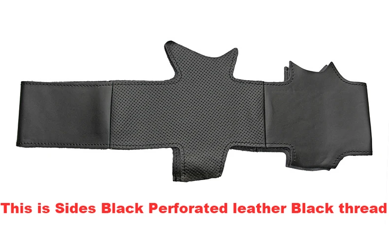 Mewant-Black-Artificial-Leather-Car-Steering-Wheel-Cover-for-Kia-Sportage-2-2005-2010-2009-Sportage-7