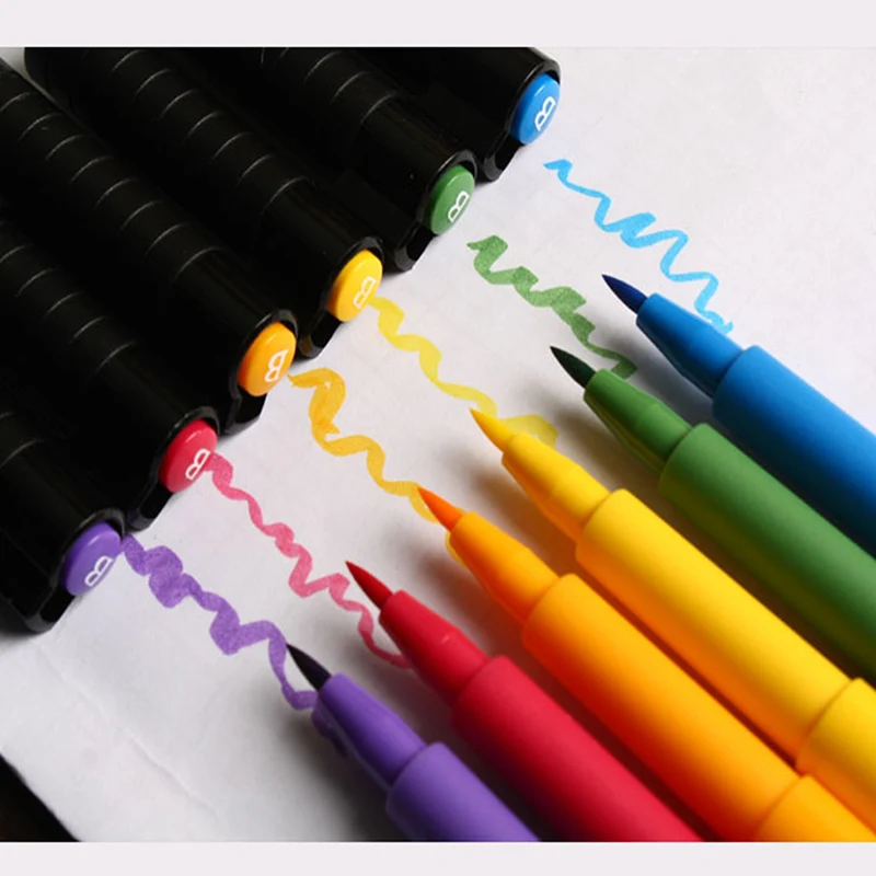 Фломастеры Faber catell для художника индийские чернила Pitt B 6 'Basic/terra/landscape/grey'