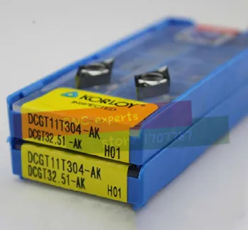 

DCGT11T302/DCGT11T304/DCGT11T308-AK H01, Aluminum original Carbide Turning Insert For Sdjcr Sducr Sdqcr Sdxcr