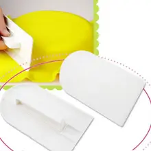 Помадка торт приспособление для выпечки помадка торт разравнивающее устройство Свадебные украшения торта с простой толчок пластины гладкой