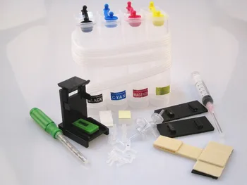 

BLOOM Compatible Universal Continuous Ink Supply System CISS DIY Kit for HP 21 22 121 60 61 901 903 with all accessories 4 color