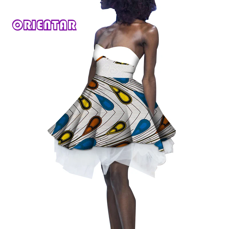 Летний комплект из туфель и сумочки в Африканском платья для Для женщин сексуальное платье с открытыми плечами, белое кружевное бальное