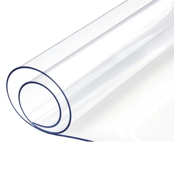 

PVC Waterproof Transparent Plastic Customized Tablecloth Soft Glass Indoor and Outdoor Dining Tablecloth