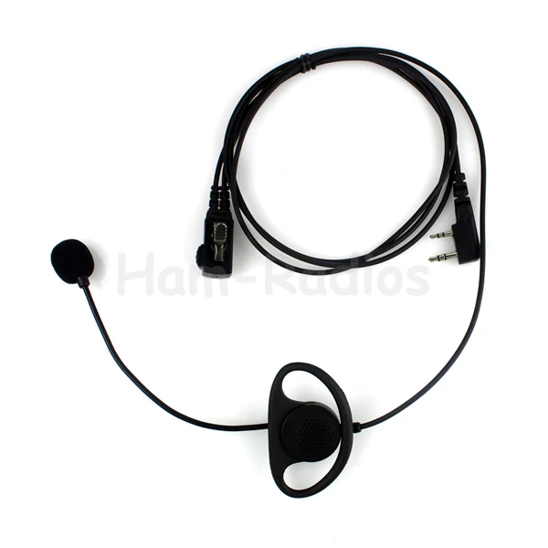 

2 Pin Earpiece Mic for Kenwood Radio QUANSHENG PUXING WOUXUN HYT TYT BAOFENG UV5R 888S KENWOOD New