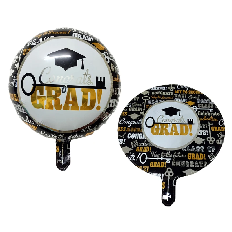 

50pcs Graduation foil Balloons Gift Cartoon Globos Back To School Decorations Congratulation Graduation