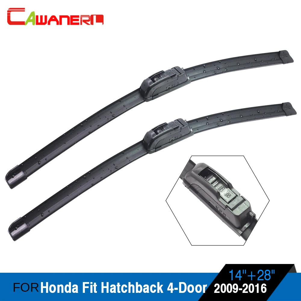 Cawanerl Car Soft Rubber Windshield Wiper Front Windscreen Wiper Blade