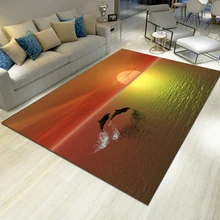 3D ковер для гостиной, дивана, журнального столика, нордические ковры, для спальни, прикроватные, прямоугольные, для ванной, кухни, входной коврик на заказ