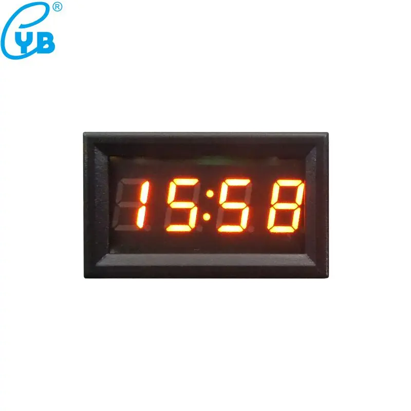 YB27T светодиодный дисплей автомобильные цифровые часы 12 В/24 В светящиеся автомобильные часы приборной панели мотоцикла аксессуар для автомобиля электрические часы цифровой таймер