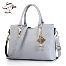 SHYOJO, новинка, сумка из искусственной кожи, жемчужные аксессуары, женская сумка с тиснением, одноцветные сумки-мессенджеры, сумка-тоут для деловых леди