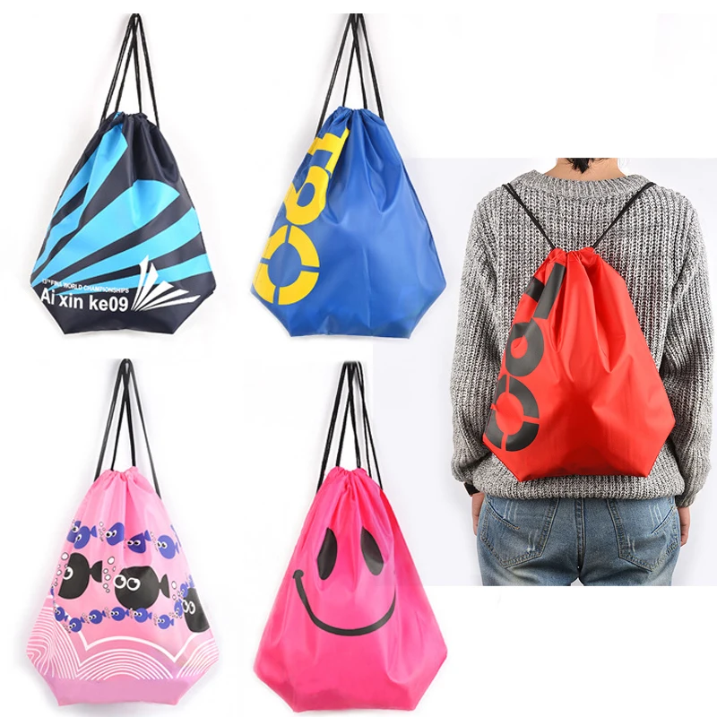 

Waterproof Bag Swimming Backpacks Double Layer Drawstring Sport Bag Shoulder Bags Water Sports Travel Portable Bag For Stuff