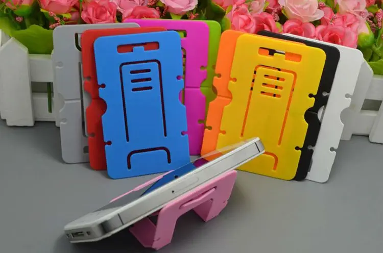 500 шт./лот нескольких цветов Кронштейн для мобильного телефона держатель подставка для iPhone Samsung HTC стоял