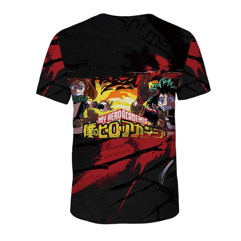 Cosroad Boku No My Hero Academia Cosplay T Shirt Costumes Men and Women Summer T-shirts Midoriya Izuku Tops1 (20)