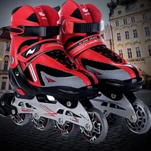 Скейтборд для взрослых детей Регулируемая художественная обувь для роликов, скейтборда хорошего качества катания на коньках спортивная обувь