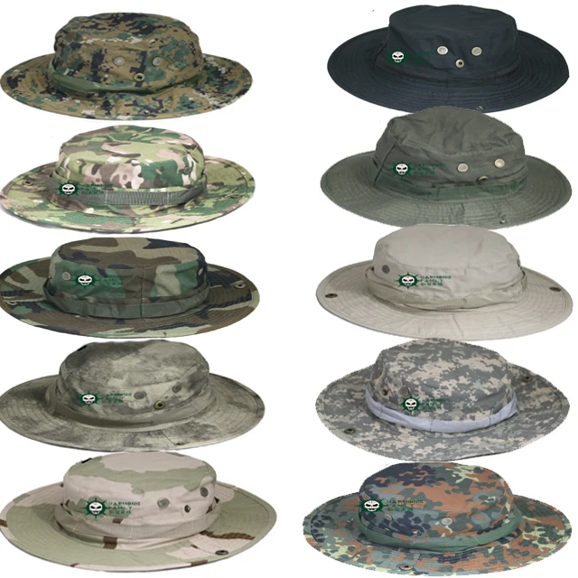 

Military Army Tactical Bonnie Hat Hunting Hat Round-Brimmed Sun Bonnet Hat Outdoor Camping Cap