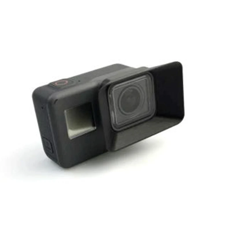 Новые аксессуары для камеры, бленда для объектива, Черная 3D печатная линза, Солнцезащитная крышка, подходит для GoPro Hero 5 camera s