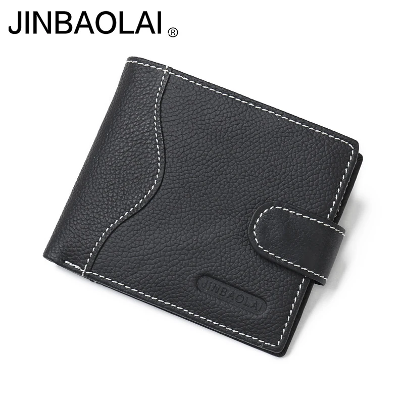 

Genuine leather wallet men with coin pocket multifunction men wallets purse male clutch short fashion hasp wallet